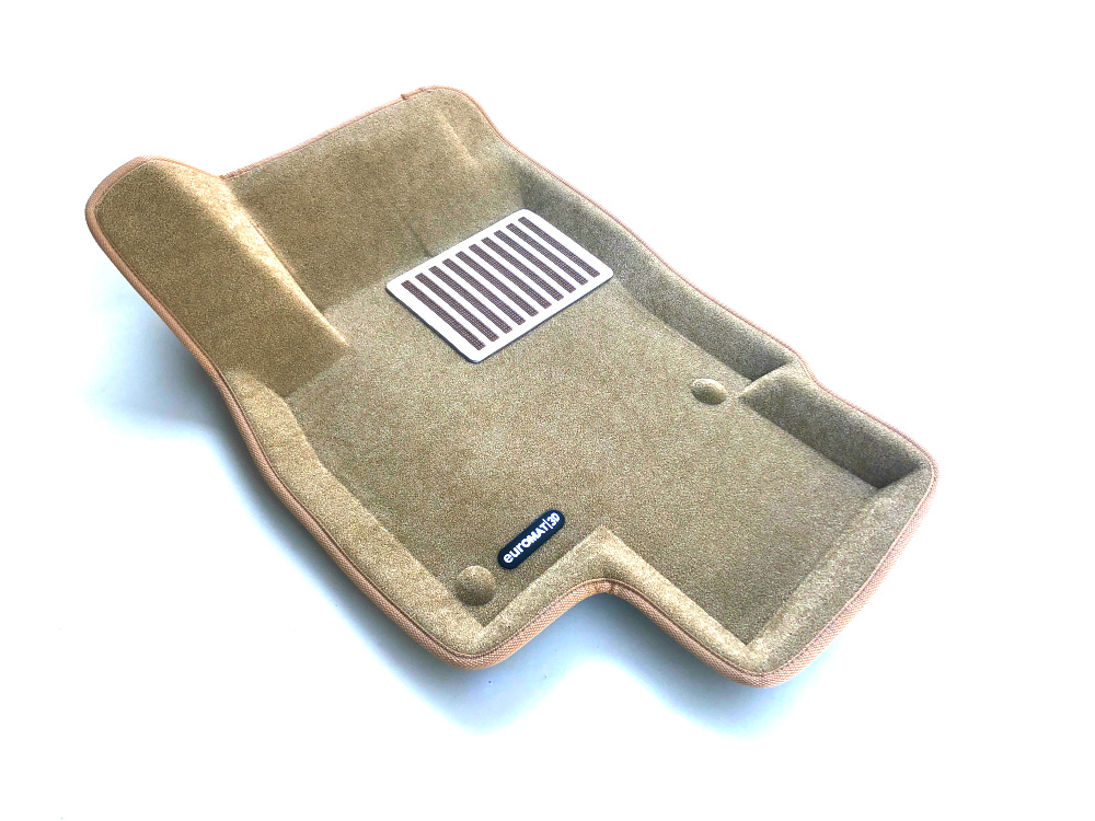 Коврики салона текст. 3D euro-std VOLKSWAGEN Tiguan (2017-) (Укороченные)(БЕЖ) (EM3D) NP1